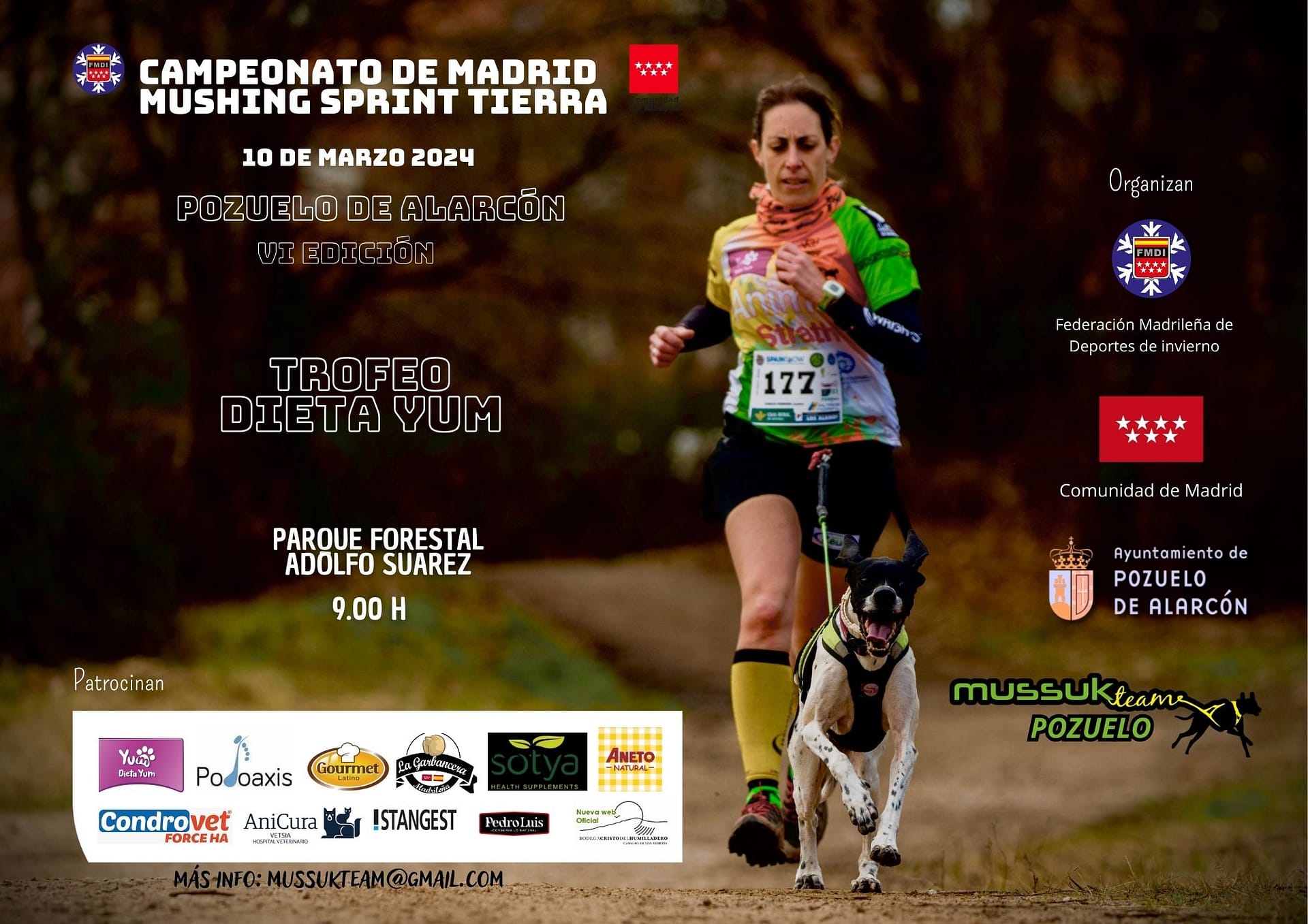 Mushing Dieta Yum de Pozuelo  – Campeonato de Madrid 2024